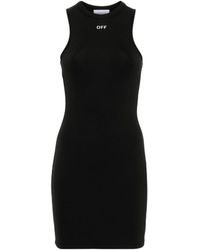 Off-White c/o Virgil Abloh - Sleek Rowing Sleeveless Mini Dress - Lyst