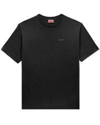 KENZO - Signature Embroidered T-Shirt - Lyst