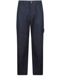 Stone Island - Casual Trousers With Belt Loops - Lyst