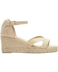 Castañer - Castañer Bruna Ankle-Strap Wedge Sandals - Lyst