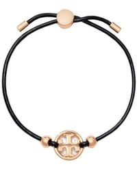 Tory Burch - Miller Logo Plaque Slider Bracelet - Lyst