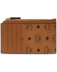MCM - All-Over Logo Print Wallet - Lyst