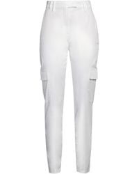 Max Mara - Solidcolor Stretch Fabric Pants - Lyst