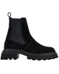 Hogan - Round-Toe Slip-On Chelsea Boots - Lyst
