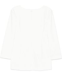 Amomento - Boat-Neck Blouse - Lyst