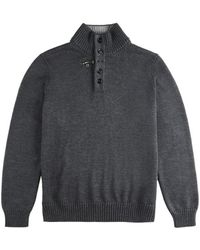 Fay - Mock-Neck Wool Jumper - Lyst
