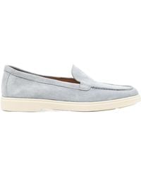 Santoni - Logo Moulded Loafers - Lyst