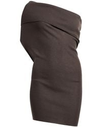Rick Owens - Solid-Color Knitted One-Shoulder Top - Lyst