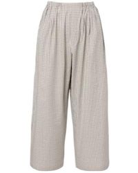 Proenza Schouler - Label Meadow Checked Cotton Wide-Leg Pants - Lyst