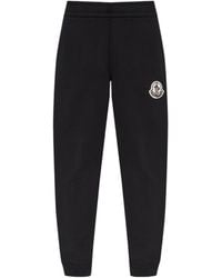 Moncler - Logo Patch Drawstring Sweatpants - Lyst