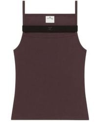 Courreges - Courrèges 90's Rib Strap Tank Top - Lyst