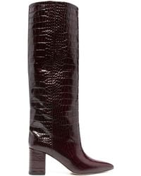 Paris Texas - Anja Embossed Knee-Length Boots - Lyst