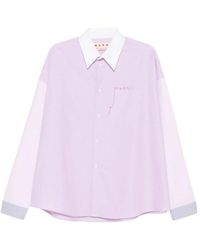 Marni - Colour-Block Pocket Shirt - Lyst