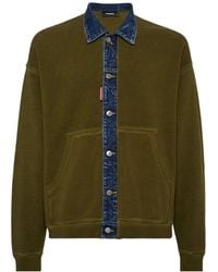 DSquared² - Button-Down Sweatshirt - Lyst