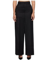 Pushbutton - Side-Folded Wide-Leg Casual Pants - Lyst