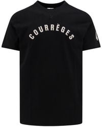 Courreges - Courrèges Ac Straight Printed T-Shirt - Lyst