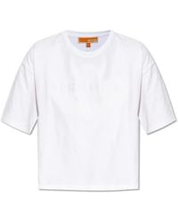 MICHAEL Michael Kors - Loose-Fit T-Shirt With Embroidered Logo - Lyst