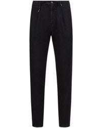 BOSS - Elastic Waist Casual Pants - Lyst