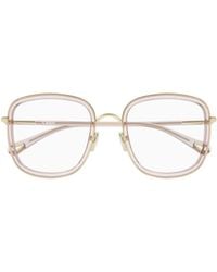 Chloé - Chloé Eyewear Square Frame Glasses - Lyst