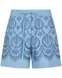 P.A.R.O.S.H. - P.A.R.O..H. Cannes Broderie-Anglaise Shorts - Lyst