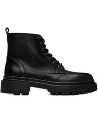 STAUD - Henry Combat Ankle Boots - Lyst