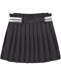 Marissa Chiara - Logo Pleated Skirt - Lyst