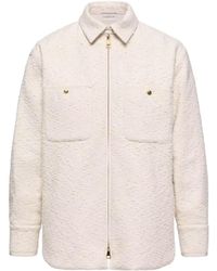 Moncler - Zip-Up Padded Shirt Jacket - Lyst