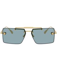 Versace - Eyewear Rectangular Frame Sunglasses - Lyst