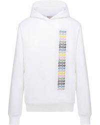 Dior - Homme Logo Printed Long-Sleeved Hoodie - Lyst