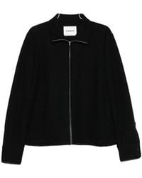 Jil Sander - Zip-Up Knitted Cardigan - Lyst