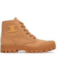 Celine - Patapans Lace Up Boot - Lyst