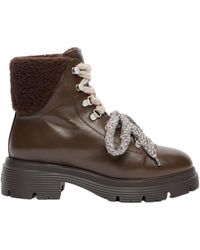 Stuart Weitzman - Hudson Lite Lace-Up Bootie - Lyst