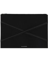 McQueen - The Harness Zipped Clutch Bag - Lyst