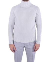 Eleventy - Ribbed Turtleneck Knitted Jumper - Lyst