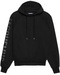 Jacquemus - Logo Detailed Drawstring Hoodie - Lyst