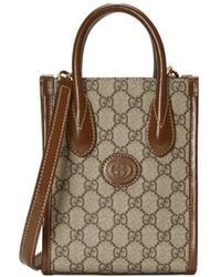 Gucci - Interlocking G Mini Tote Bag - Lyst