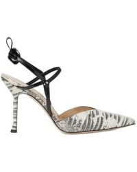 Fendi - Very Colibrì Pointed-Toe Slingback Pumps - Lyst