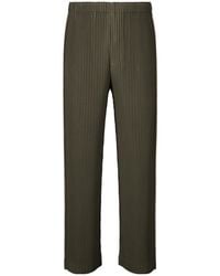 Homme Plissé Issey Miyake - Homme Plissé Issey Miyake Pleated Straight-Leg Pants - Lyst