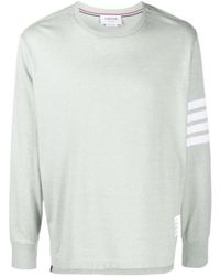 Thom Browne - 4-Bar Crew-Neck Sweatshirt - Lyst