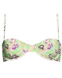 Tory Burch - Floral-Print Bikini Tops - Lyst