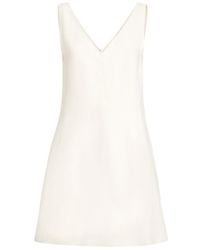 Brunello Cucinelli - Twill Mini Dress - Lyst