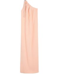 Max Mara - Pontida Pleated One-Shoulder Dress - Lyst