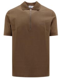 Ferragamo - Polo Shirt With Lapel Short Sleeve - Lyst