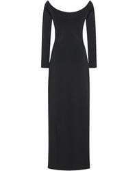 The Row - A Shoulder-Length Stretch Plain Cloth Extra-Long Dress - Lyst