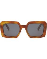 Celine - Logo Sunglasses - Lyst