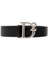 DSquared² - Logo Plaque Buckled Belt - Lyst