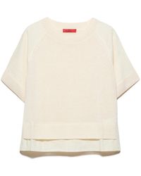 MAX&Co. - Linen Blend Knit T-Shirt - Lyst