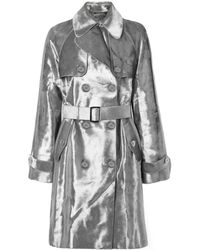 Michael Kors - Double-Breasted Trench Coat - Lyst