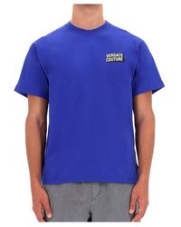 Versace - Jeans Couture Logo Patch T-Shirt - Lyst