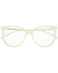 Saint Laurent - Eyewear Sl 39 Oval Glasses - Lyst